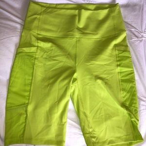 Fabletics power hold high waisted shorts small